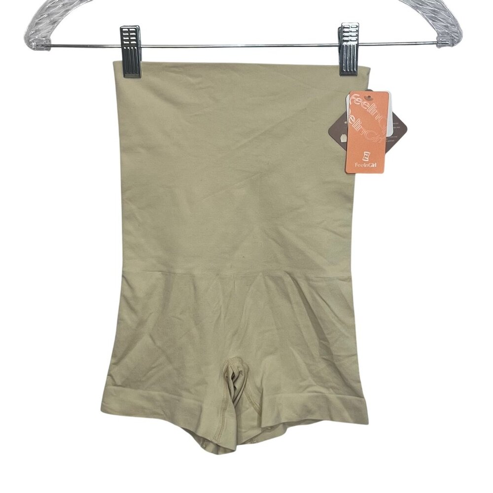 FeelinGirl Shapewear Shorts Girdle Eco-Friendly High-Waisted Tan Size XS/S New